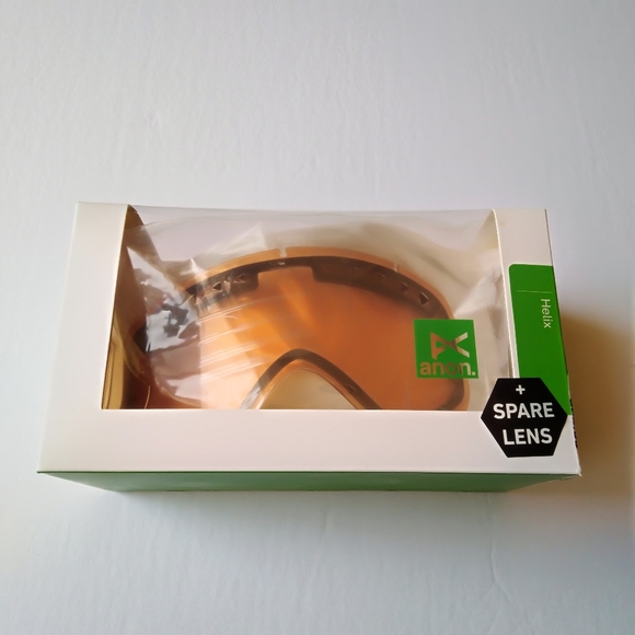 ANON Helix men's ski goggle black with spare lens - Picture 7 of 8